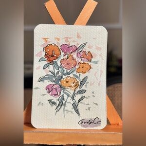 ACEO Original Floral Watercolor illustration